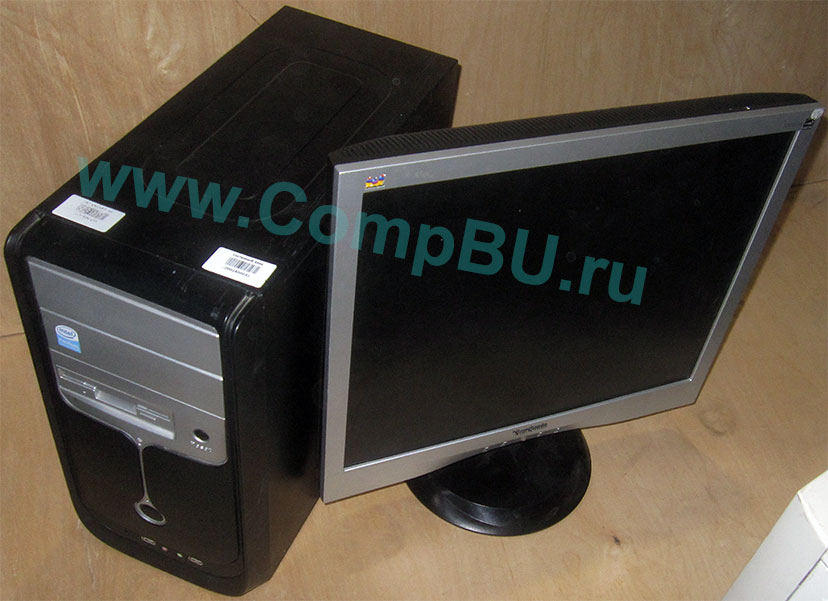 Комплект: двухядерный системный блок с 4Гб памяти и 19 дюймов ЖК монитор (Бийск)
